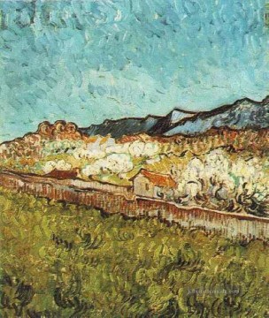  Berge Kunst - am Fuß der Berge Vincent van Gogh